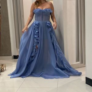 Dusty Blue Gown